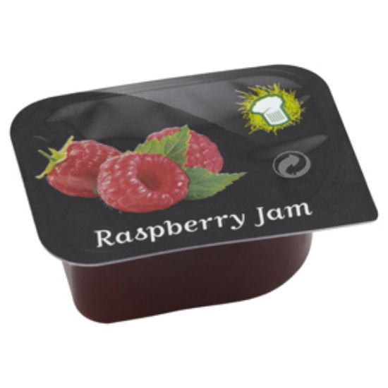 Picture of White Hat Jam Raspberry Portions 20g x96